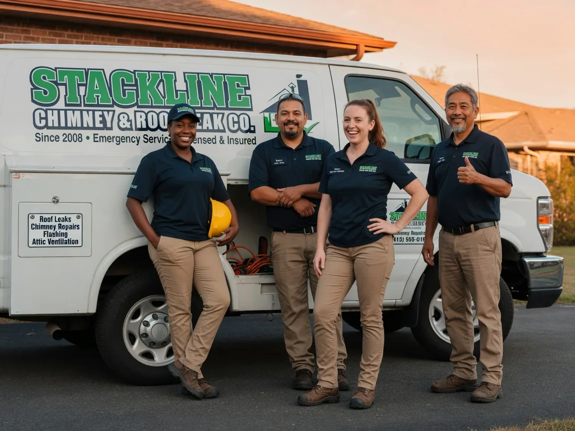 Chimney flashing repair company in Neponset, IL